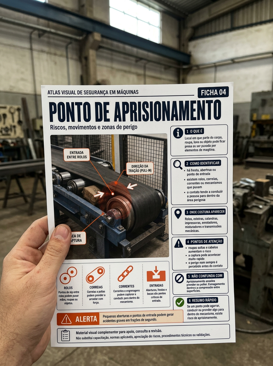 Ficha impressa do Atlas Visual em uso