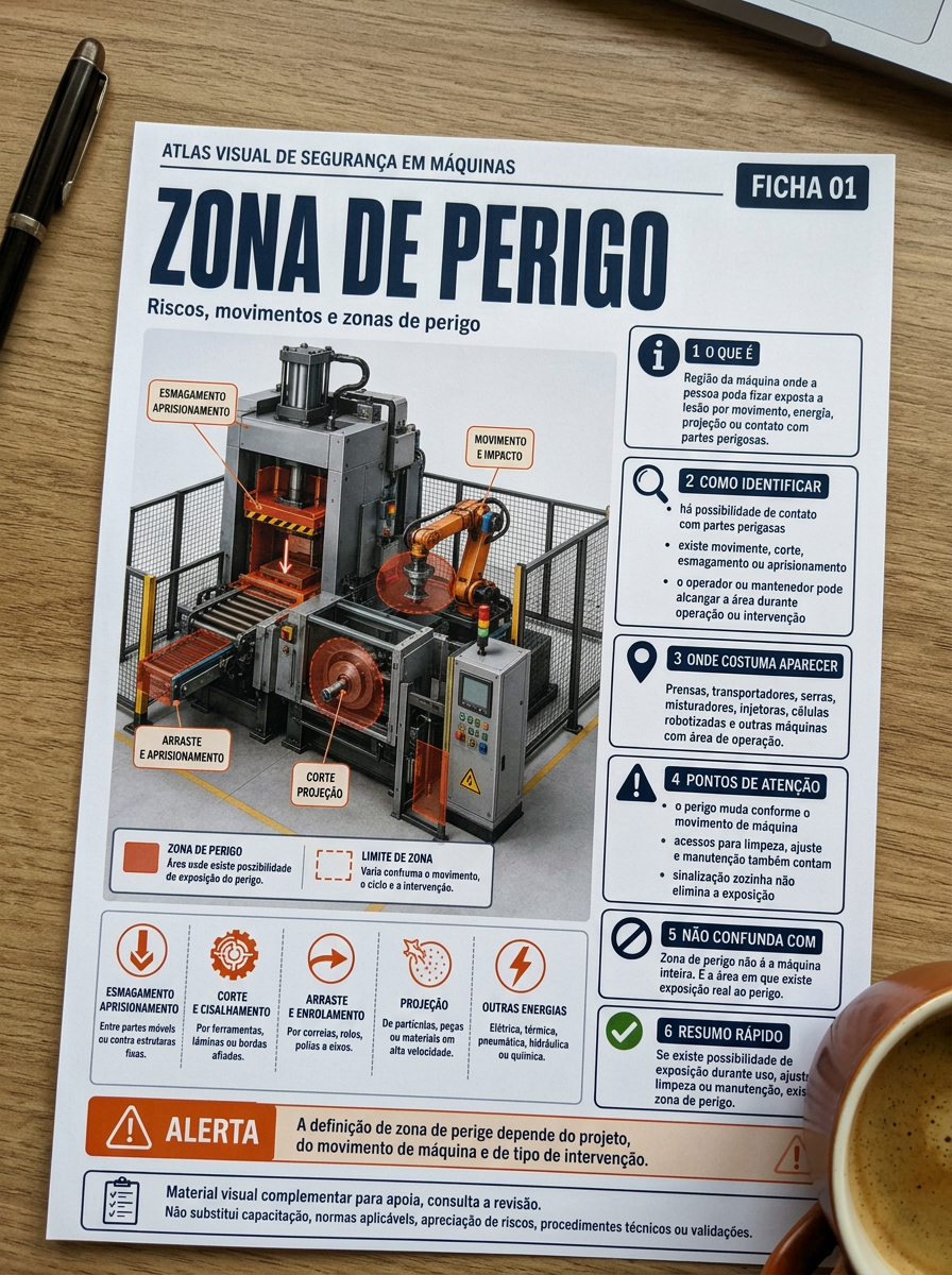 Ficha impressa do Atlas Visual em uso